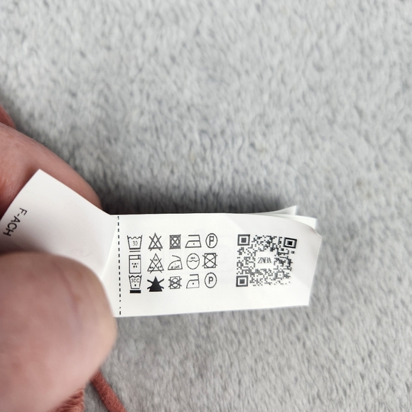 NWT Zara Blouse Top Blouse Riffled Chiffon Size S Small - Picture 10 of 10